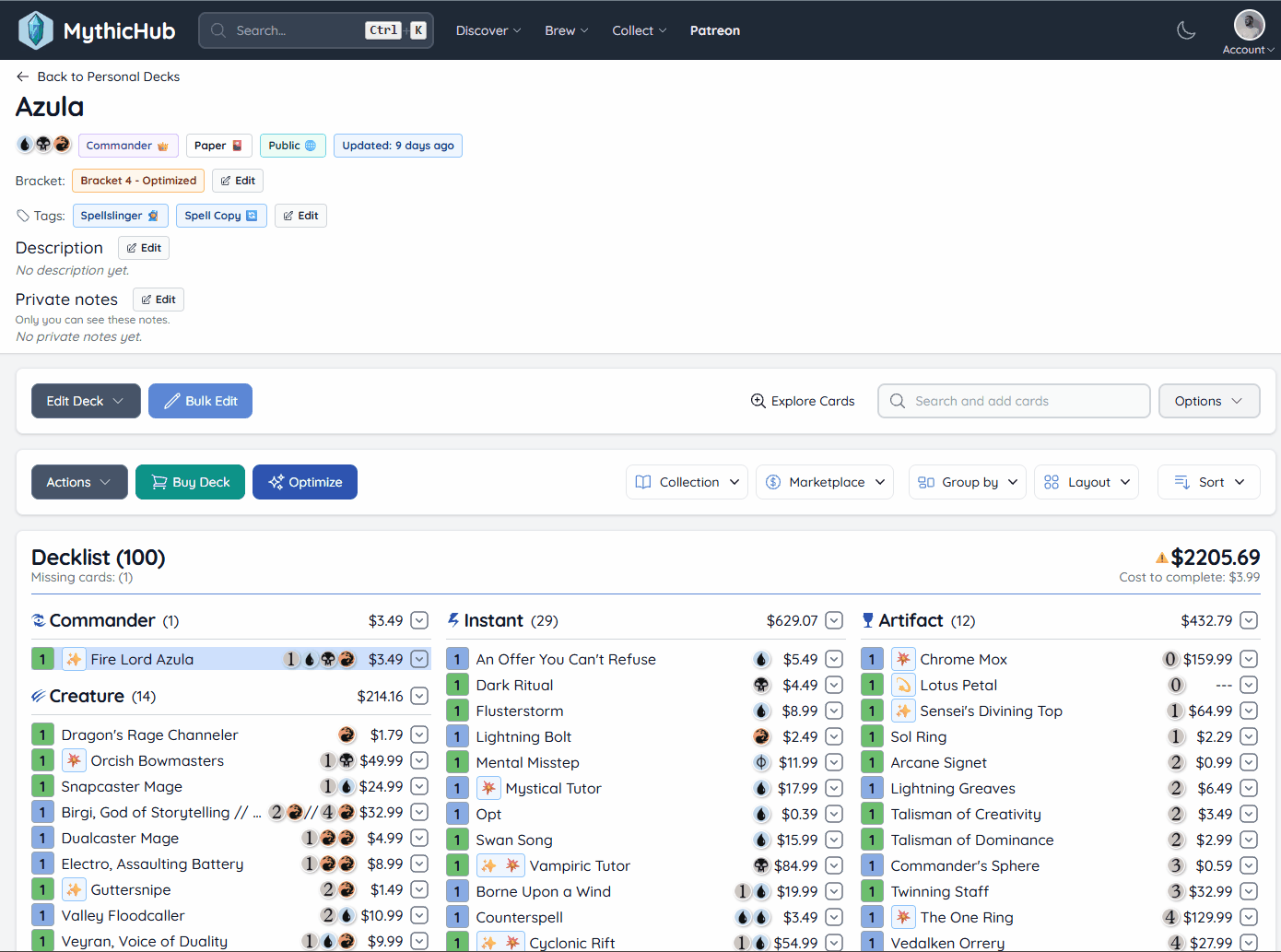 Explore Recommended Cards