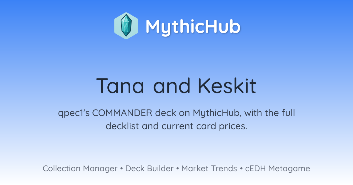 Tana and Keskit | MythicHub