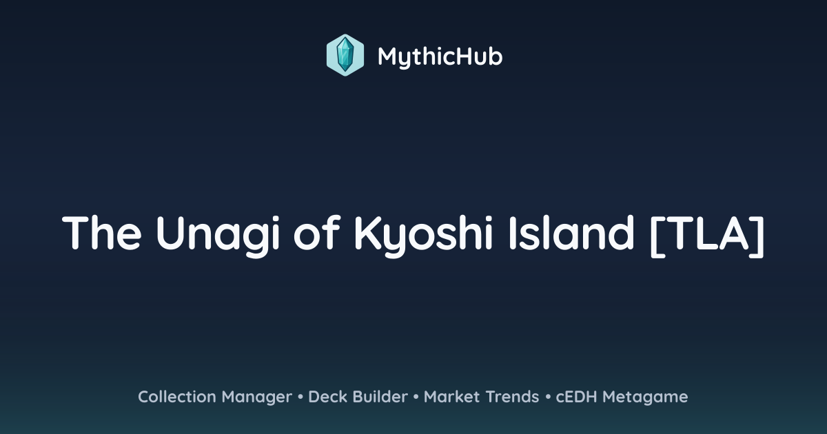 The Unagi of Kyoshi Island [TLA] | MythicHub