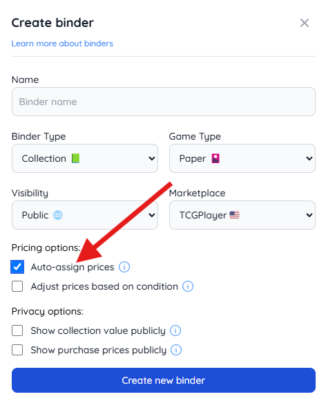 Auto-Assign Prices Feature